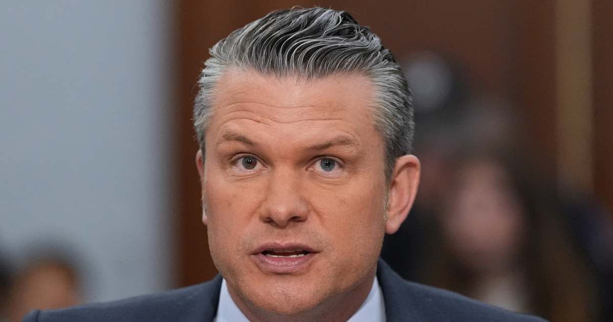 Following the outbreak, Pentagon spokesman Sean Parnell said Pete Hegseth had granted exceptions to the vaccine policy for military departments facing 'critical operational realities' (AP Photo/Alex Brandon)