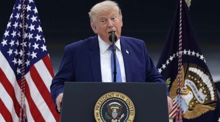 ‘End of your job’: Trump jokes as pilots get ‘bigger hand’ than him during Air Force One unveiling