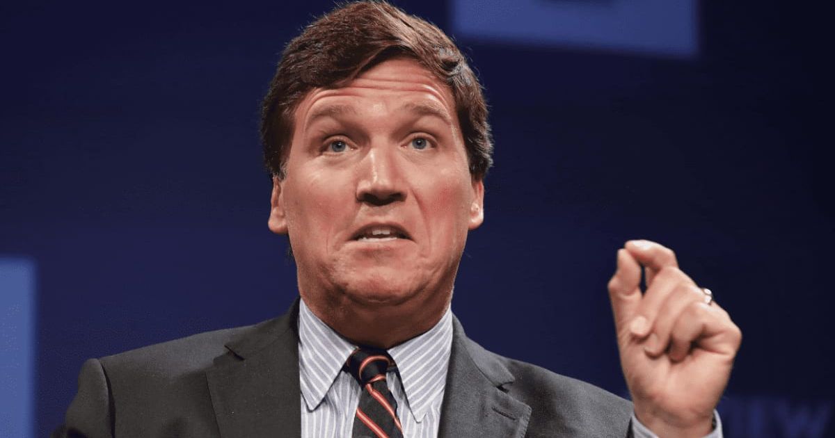 Tucker Carlson claimed Donald Trump is not free to make whatever decisions he wants during a recent appearance on the 'Can't Be Censored' podcast (Getty Images)