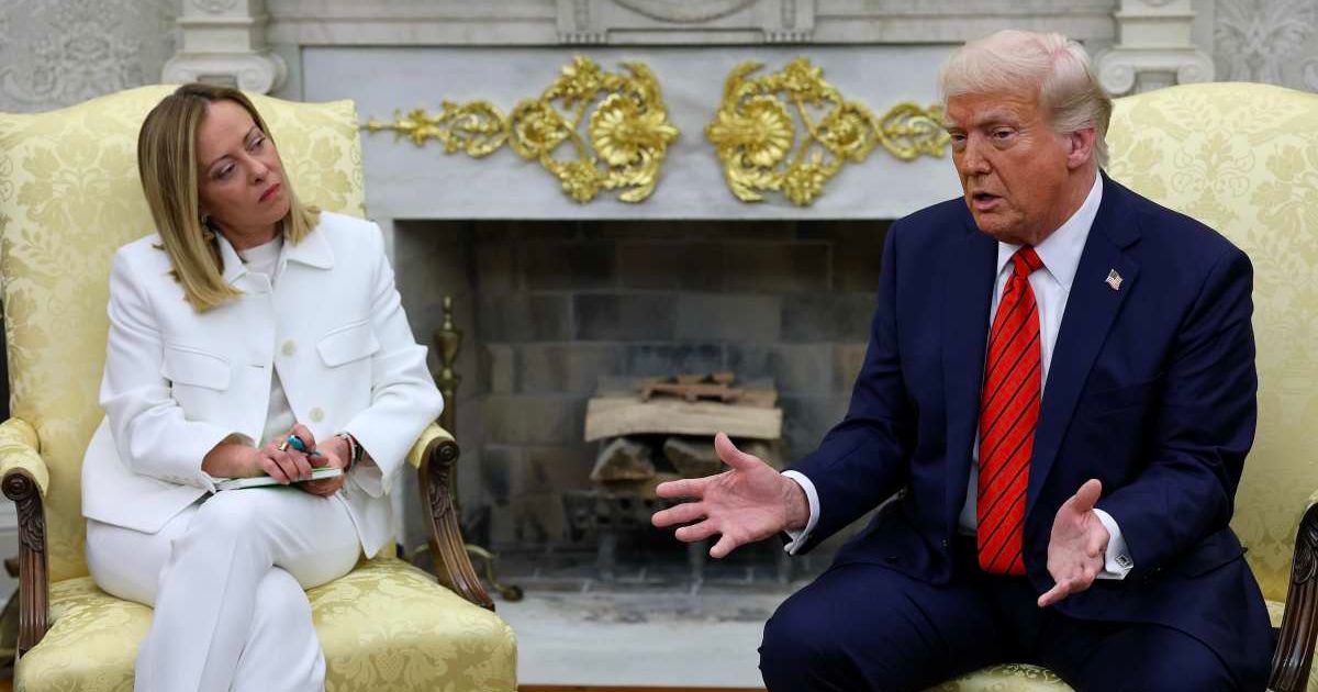 President Donald Trump escalated his feud with Italian Prime Minister Giorgia Meloni, accusing Italy of undermining US actions in Iran and widening tensions over alliance commitments (Win McNamee/Getty Images)