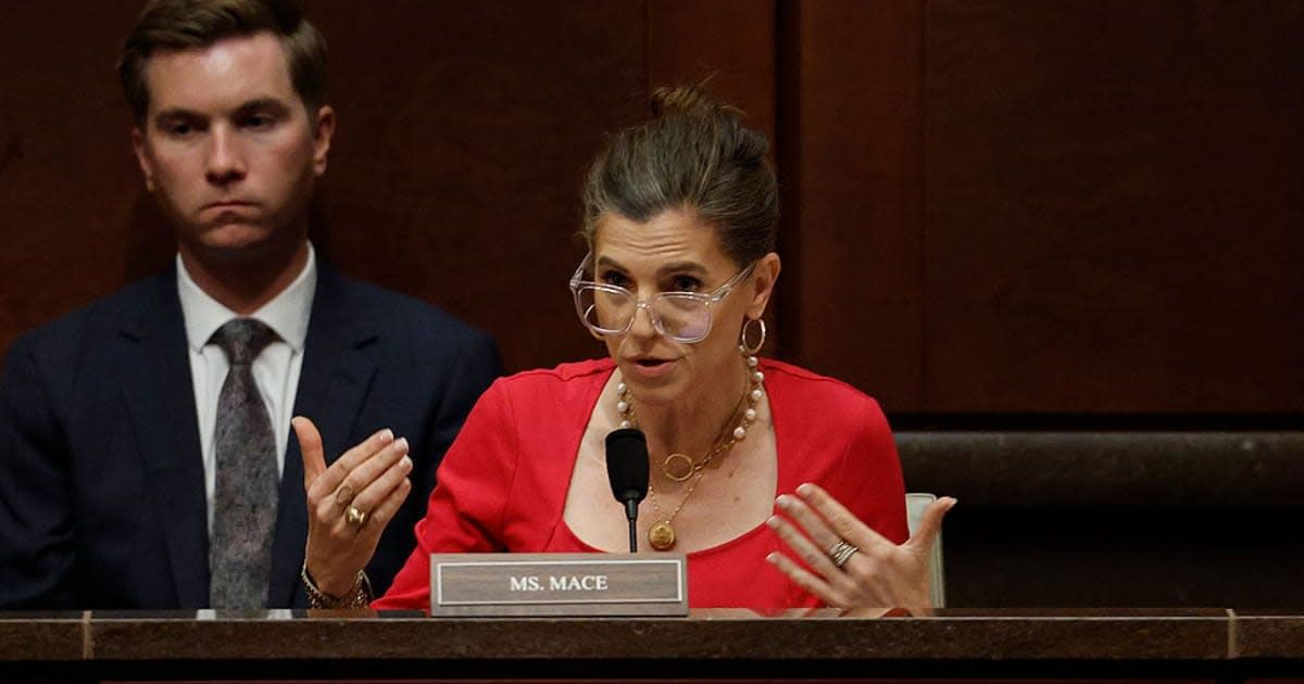 South Carolina Rep Nancy Mace faced online backlash after critics and researchers accused her of confusing transgenic lab mice with transgender-related studies (Getty Images)