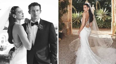 Dua Lipa shares first official wedding photos with Callum Turner, debuts Chanel bridal gown