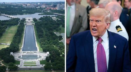 Trump vows jail time as former Olympian among others charged with vandalizing Reflecting Pool
