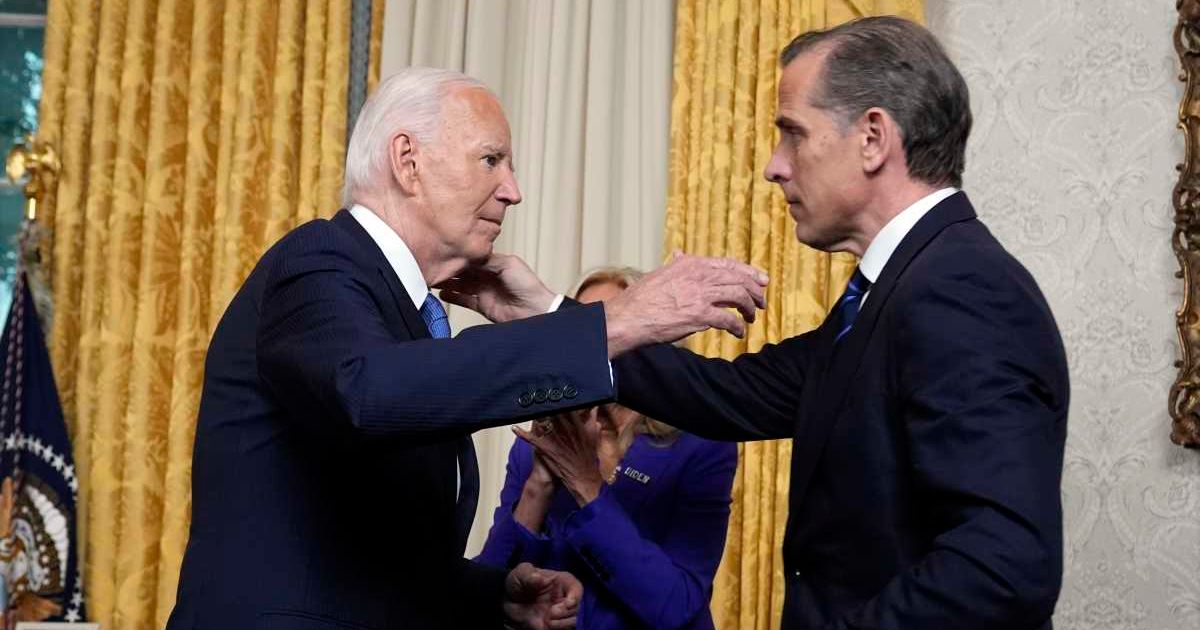 Hunter praised his father Joe Biden as a leader whose character remained constant through decades in public office (Getty Images)