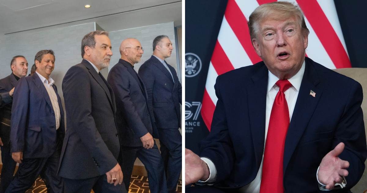 Iranian negotiators staged a walkout from the venue in Switzerland where talks were being held on Sunday, June 21, in protest over a series of threats issued by Donald Trump (AP Photos, Getty Images)