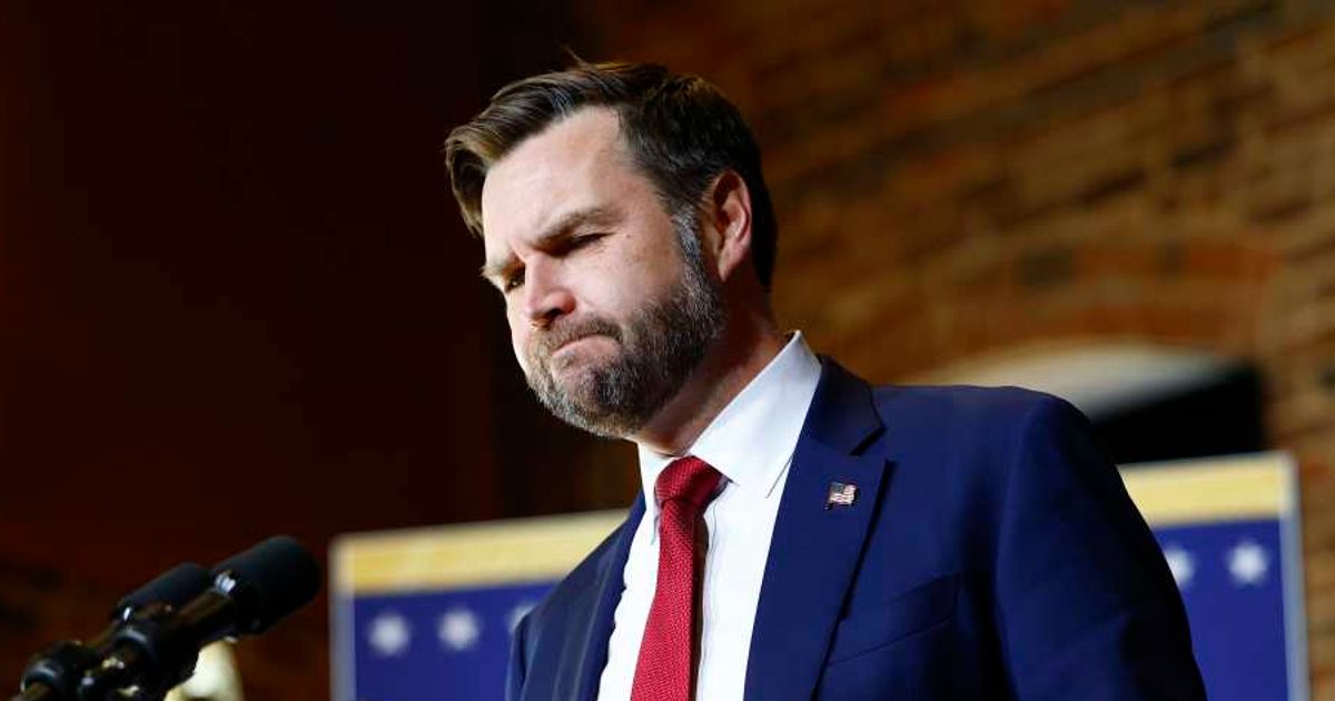 Vice President JD Vance's new memoir became the center of controversy after review restrictions appeared on websites (Getty Images)