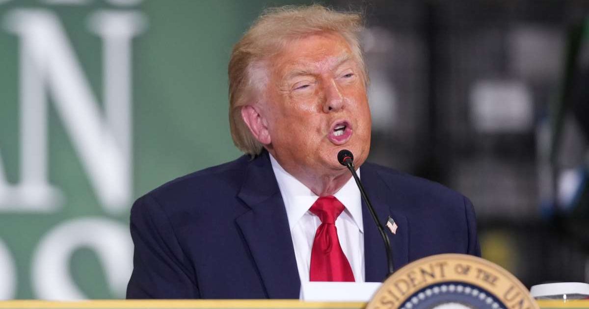 President Donald Trump warned Iran to rein in its Lebanon-based proxies or face tougher US military strikes as talks continued (AP Photo/Mark Schiefelbein)