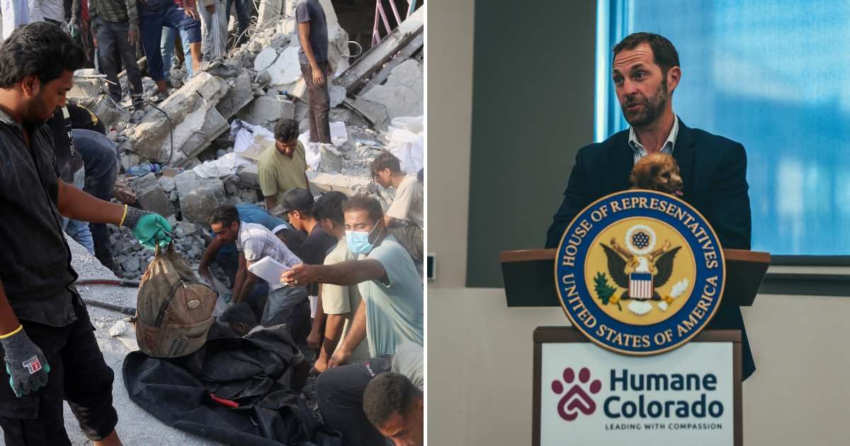 Jason Crow implies administration may be hiding truth on deadly Iran school strike, vows Congress will force transparency (Mehr News Agency via AP, Jason Crow/X)