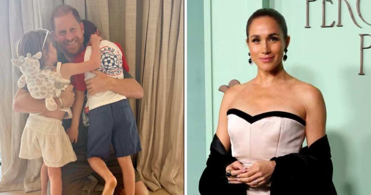 Meghan Markle gives a rare glimpse of Harry with Archie and Lilibet (@meghan/ Instagram, Savion Washington/Getty Images)