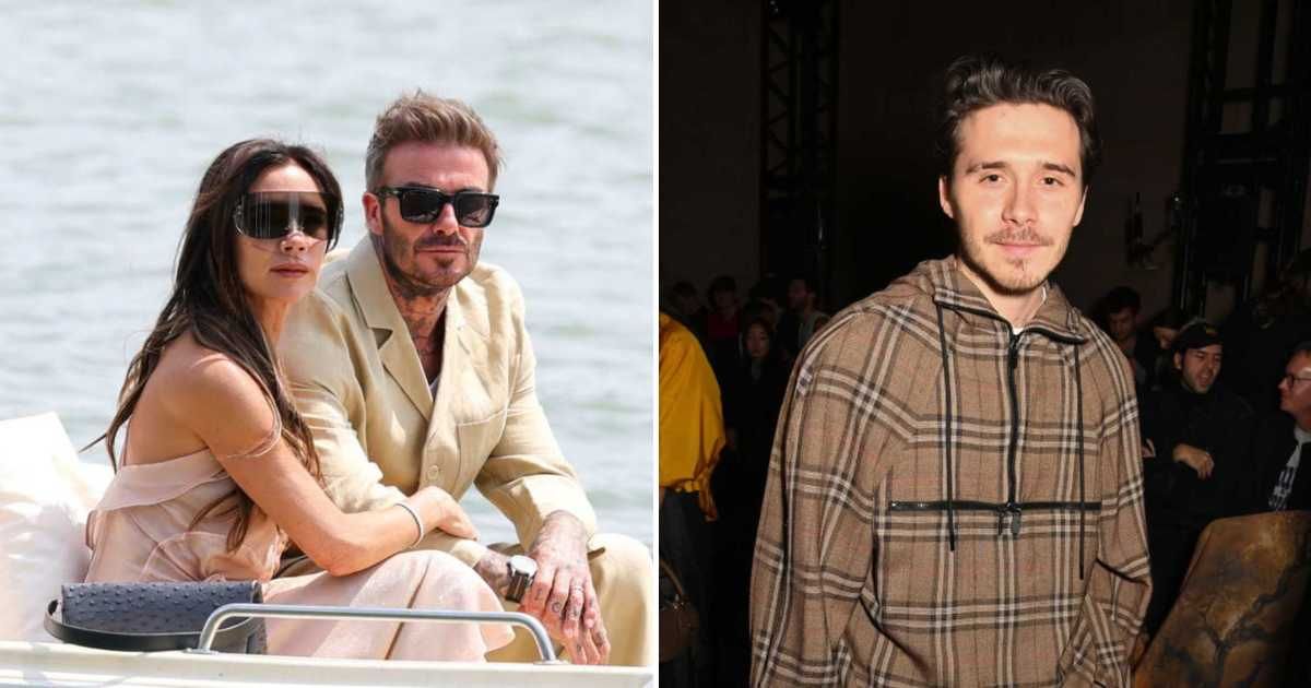 Victoria Beckham included estranged son Brooklyn in sweet tribute to husband David Beckham on Father's Day (Pierre Suu/WireImage, Dave Benett/Getty Images for Burberry)