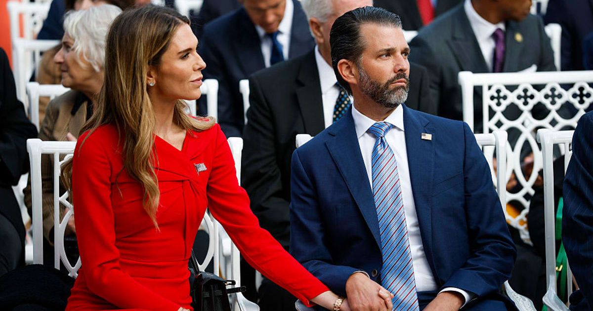 Bettina Trump used her first Father’s Day as Donald Trump Jr's wife to praise his devotion to his five children (Getty Images)