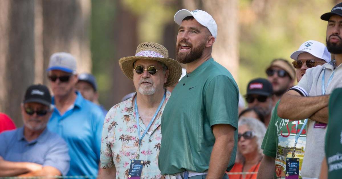 Ed Kelce sparked dating speculation after introducing a woman believed to be his girlfriend on social media days before Travis Kelce's reported wedding to Taylor Swift (David Calvert/Getty Images for American Century Investments)