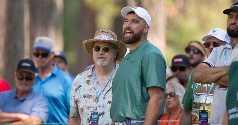 Travis Kelce's dad seemingly debuts new girlfriend ahead of son's wedding to Taylor Swift
