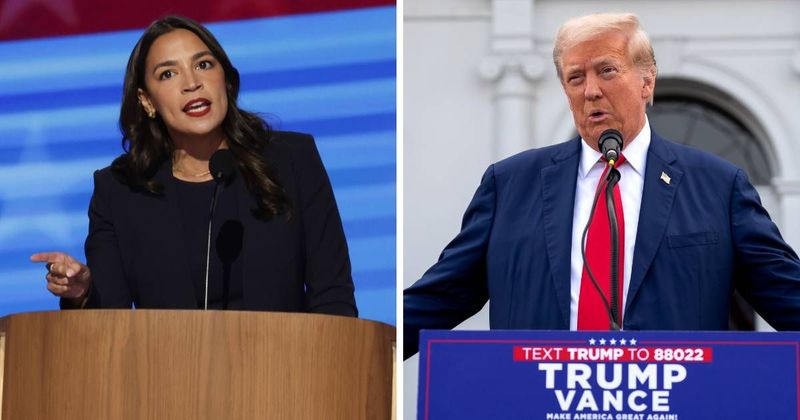 'What a difference a brain makes': Trump mocks AOC's intelligence while praising Vance and Rubio