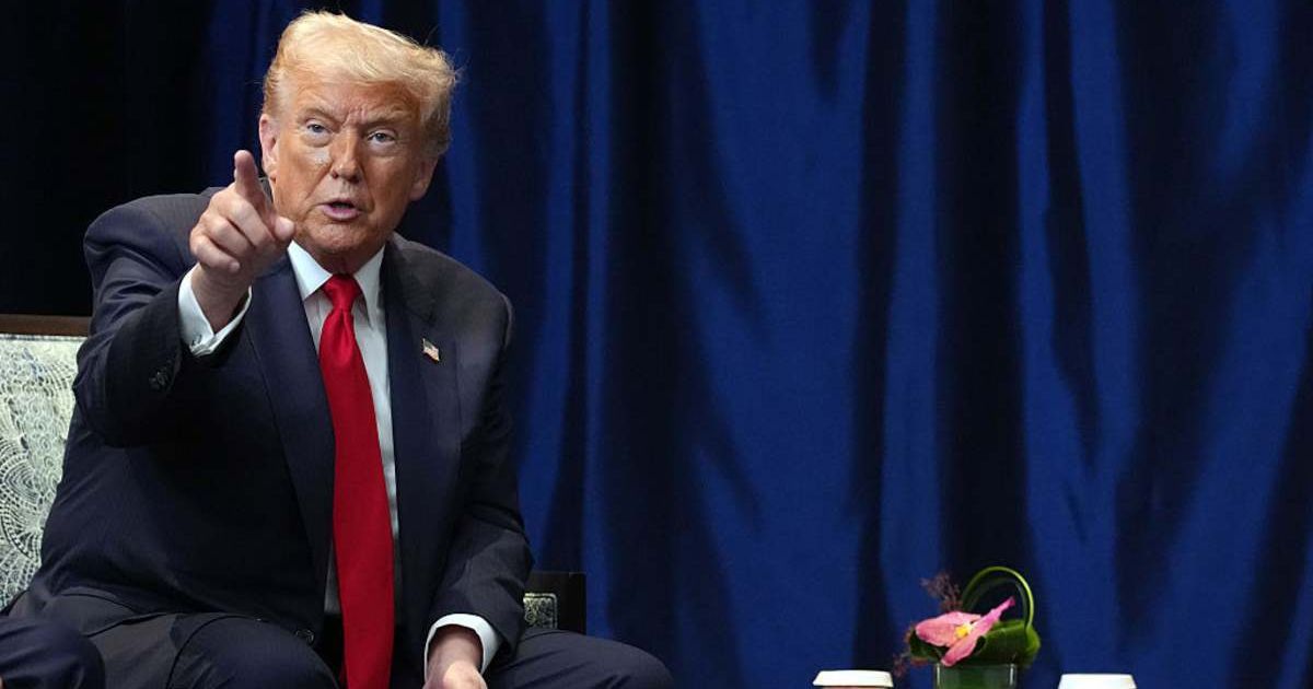 President Donald Trump argued that unprecedented inspections and escrow controls justified sanctions relief as the White House defended its Iran framework (Getty Images)