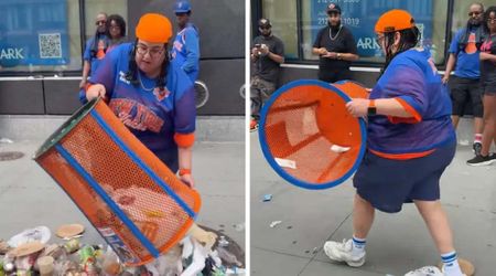 Knicks fan who worked as DEI exec at JPMorgan Chase fired over bizarre trash can theft 