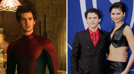 Tom Holland reacts after Zendaya reveals her first date was at Andrew Garfield's 'Spider-Man' movie
