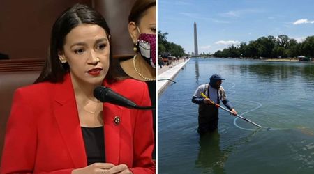 AOC slams $16M Reflecting Pool renovation after algae turns water green: 'Turned it into a swamp'