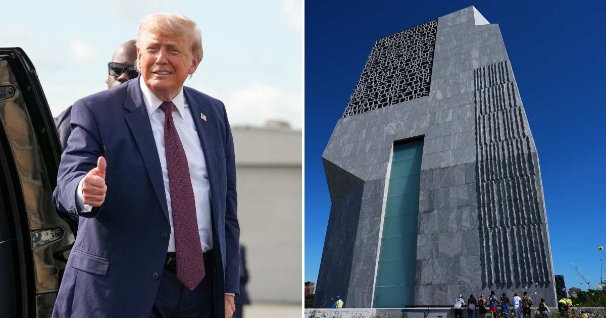A social media rumor claims that Donald Trump is planning to close down the Obama Presidential Center, calling it 'a waste of taxpayer funds' (Getty Images, AP Photo)