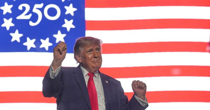 ‘America is back’: Trump opens Great American State Fair with patriotic National Mall speech 