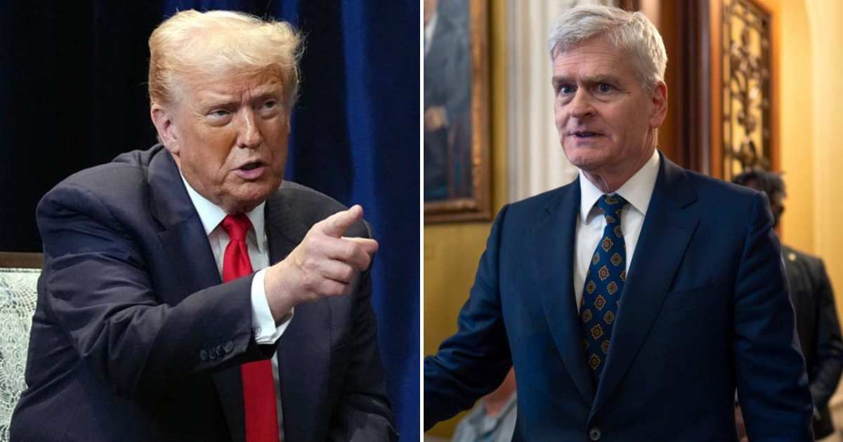 Senator Bill Cassidy changed his vote hours after a tense exchange with President Trump over Iran policy and congressional briefings (Getty Images/ AP Photos)