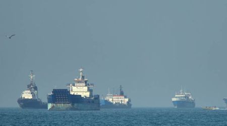 Cargo ship hit in Strait of Hormuz as US officials point to Iran