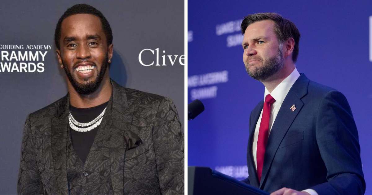 JD Vance appeared eager to avoid a political firestorm as he wasted little time distancing himself from his quip after calling Sean 'Diddy' Combs a "great Christian theologian” (Getty Images)