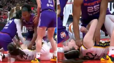 Video shows Alyssa Thomas punch Caitlin Clark in throat, WNBA suspends her after no foul was called