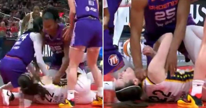 Video shows Alyssa Thomas punch Caitlin Clark in throat, WNBA suspends her after no foul was called