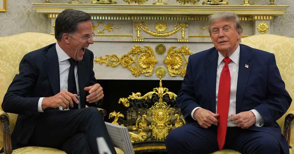 President Donald Trump met with NATO Secretary General Mark Rutte in the Oval Office at the White House in Washington on June 24, 2026 (AP Photo/Jacquelyn Martin)