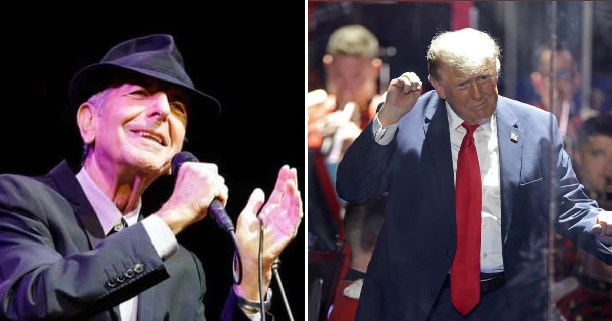 Leonard Cohen’s estate issued a statement opposing the use of 'Hallelujah' at the opening of Donald Trump's Great American State Fair on the National Mall on Wednesday, June 24, 2026 (Getty Images)