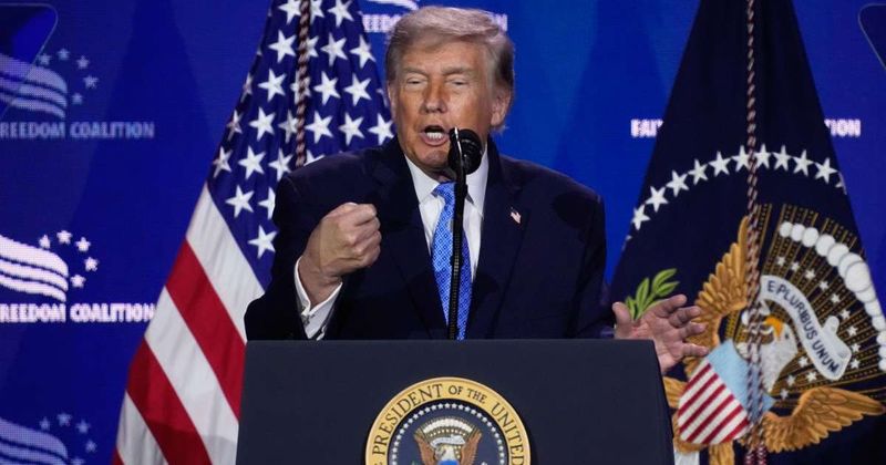 Trump warns 'godless communists' will gut America from within in dire new message