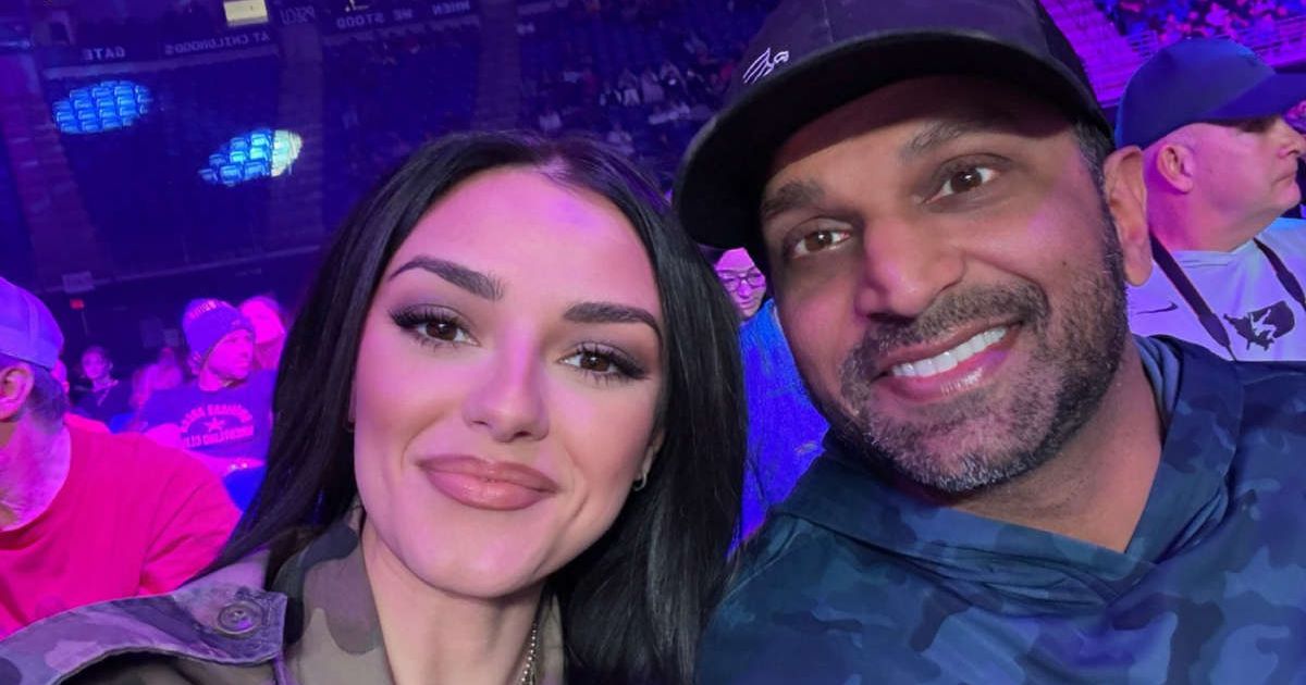 The claim surfaced after country singer Alexis Wilkins, who has been dating FBI Director Kash Patel since 2023, sang the National Anthem at the opening of the Great American State Fair on Wednesday, June 24 (X/@Alexis Wilkins)