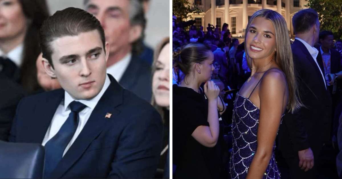 Kai Trump pulled back the curtain on the UFC Freedom 250 celebrations by sharing behind-the-scenes footage that captured the rarely seen Barron enjoying the star-studded event held alongside the president's 80th birthday festivities (Getty Images and Kai