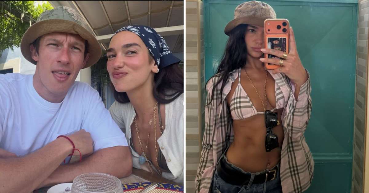 Dua Lipa gave fans a glimpse of her Italy honeymoon with Callum Turner through a 20-photo Instagram carousel (@dualipa/Instagram)