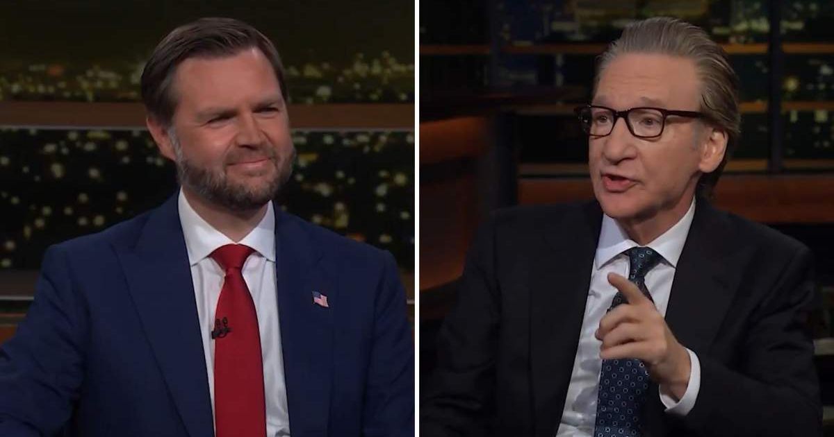 Bill Maher’s comments on JD Vance appearance drew online attention over his 2028 voting stance (Screengrab/@overton_news/X)
