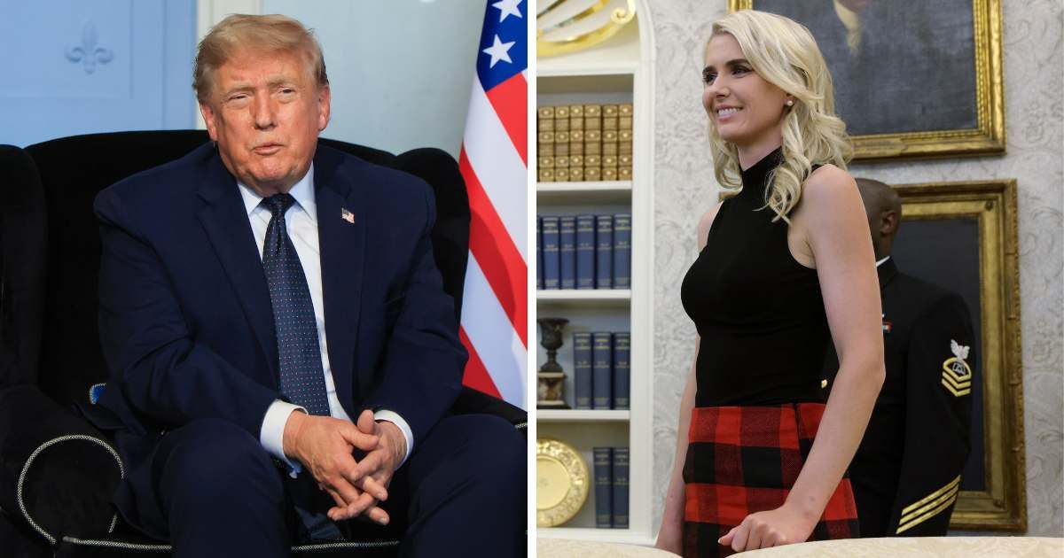 The estranged brother of Natalie Harp has publicly raised concerns about her close relationship with Trump (Getty Images, AP Photo)