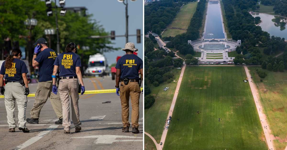 Social media users claimed that the FBI had identified the knife allegedly used to vandalize the Lincoln Memorial Reflecting Pool (Getty Images)