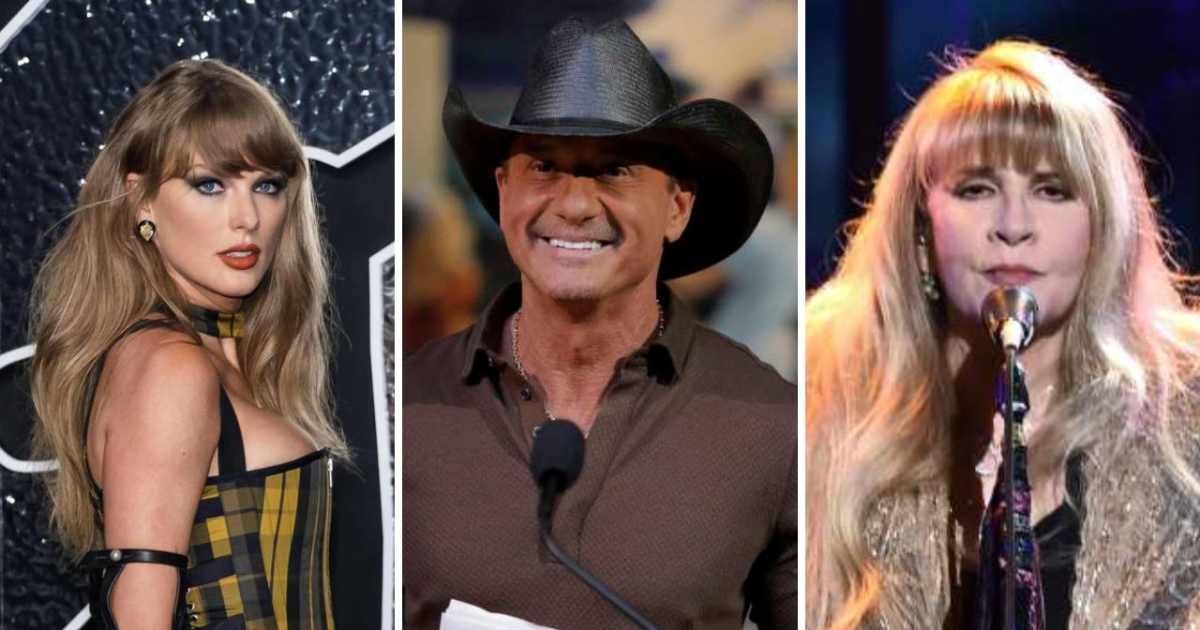 Taylor Swift and Travis Kelce’s rumored MSG wedding has linked names like Tim McGraw and Stevie Nicks, but everything remains unconfirmed and purely speculative for now (Gotham/WireImage, Tibrina Hobson/Getty Images, Dia Dipasupil/Getty Images)