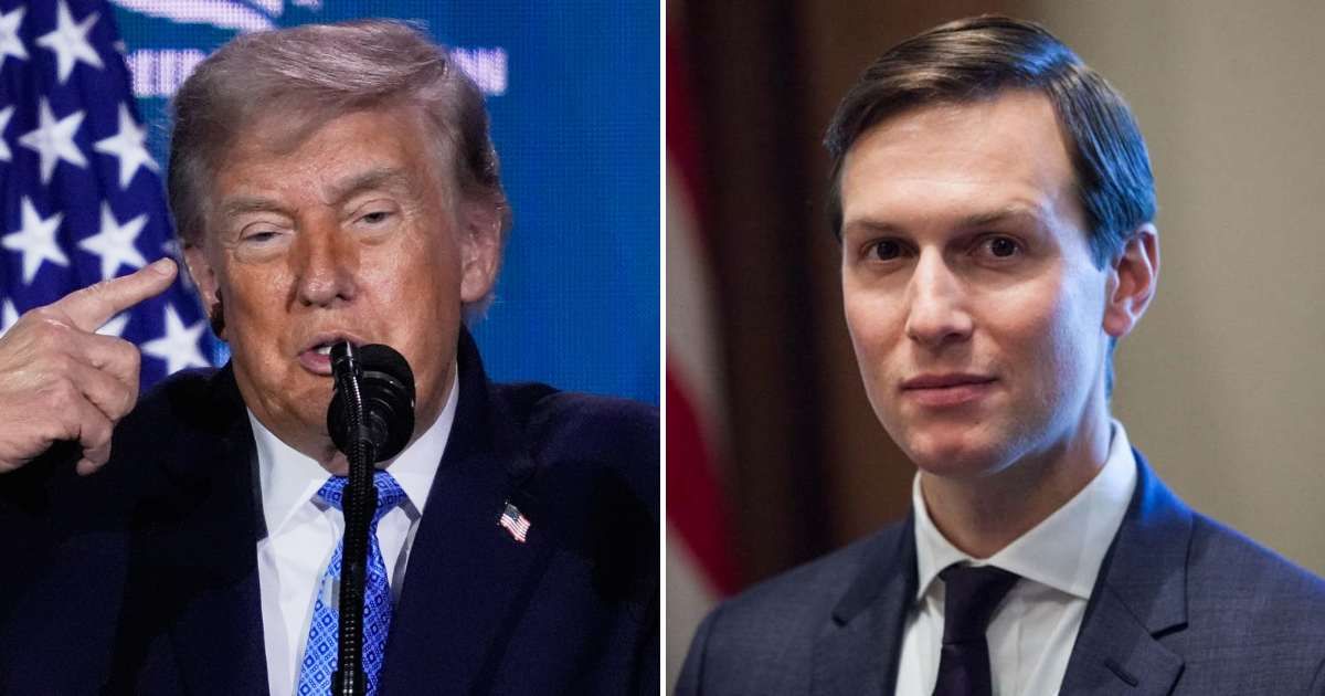 A viral social media rumor had linked Donald Trump to claims involving Jared Kushner and Iran conflict (AP Photo, Getty Images)