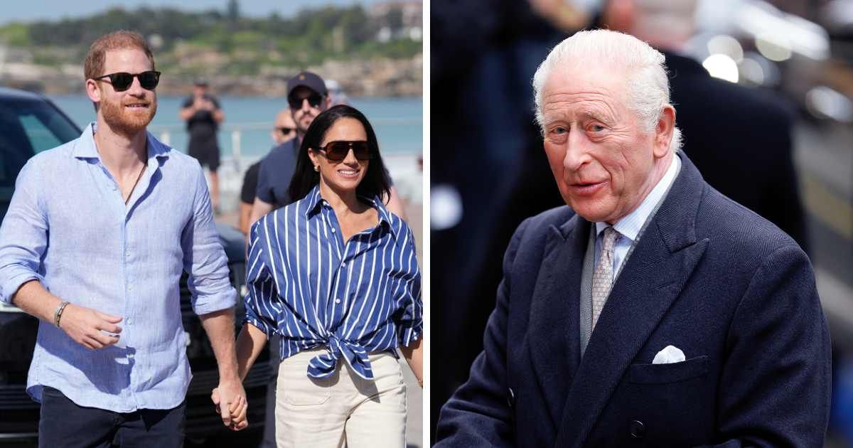 Prince Harry and Meghan Markle have reportedly accepted King Charles' offer to stay in a royal residence with their two children when they visit the UK next month (Getty Images)