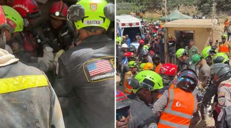 Heroic American rescue teams pull infant alive from rubble days after Venezuela earthquakes