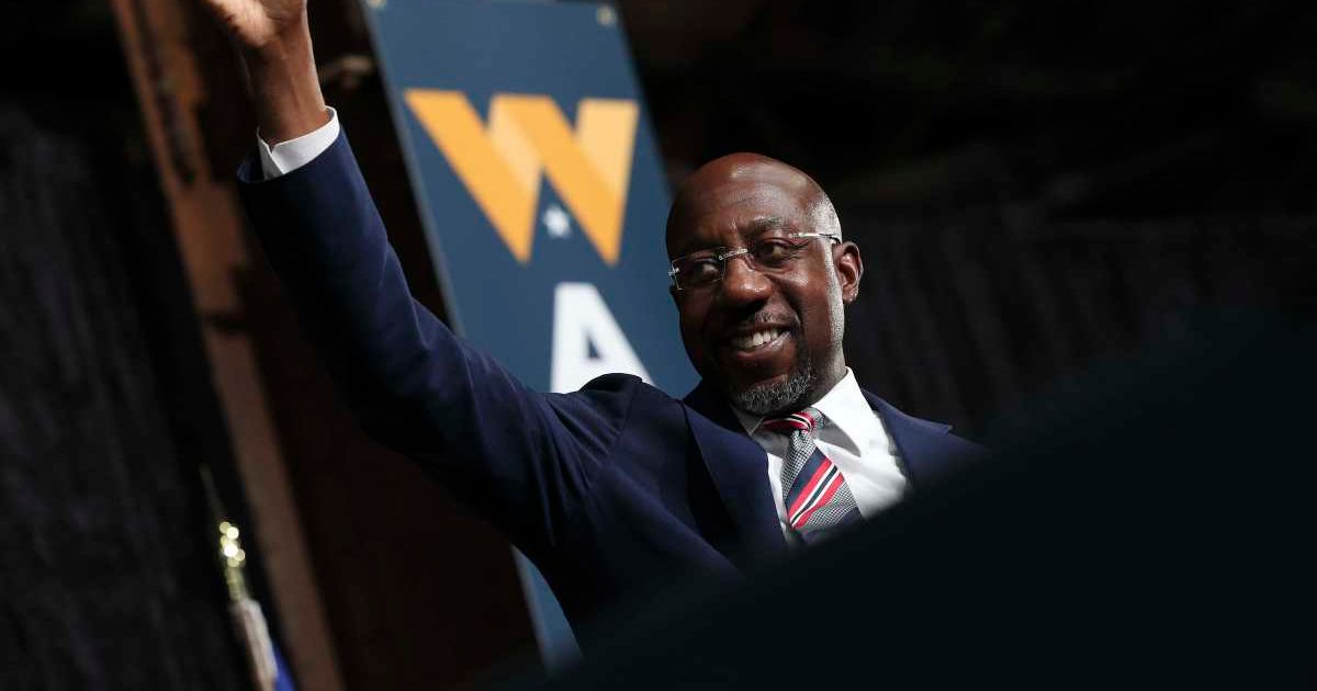 Sen Raphael Warnock said Democrats had vigorous internal debates but remained focused on addressing the concerns of ordinary people (Win McNamee/Getty Images).