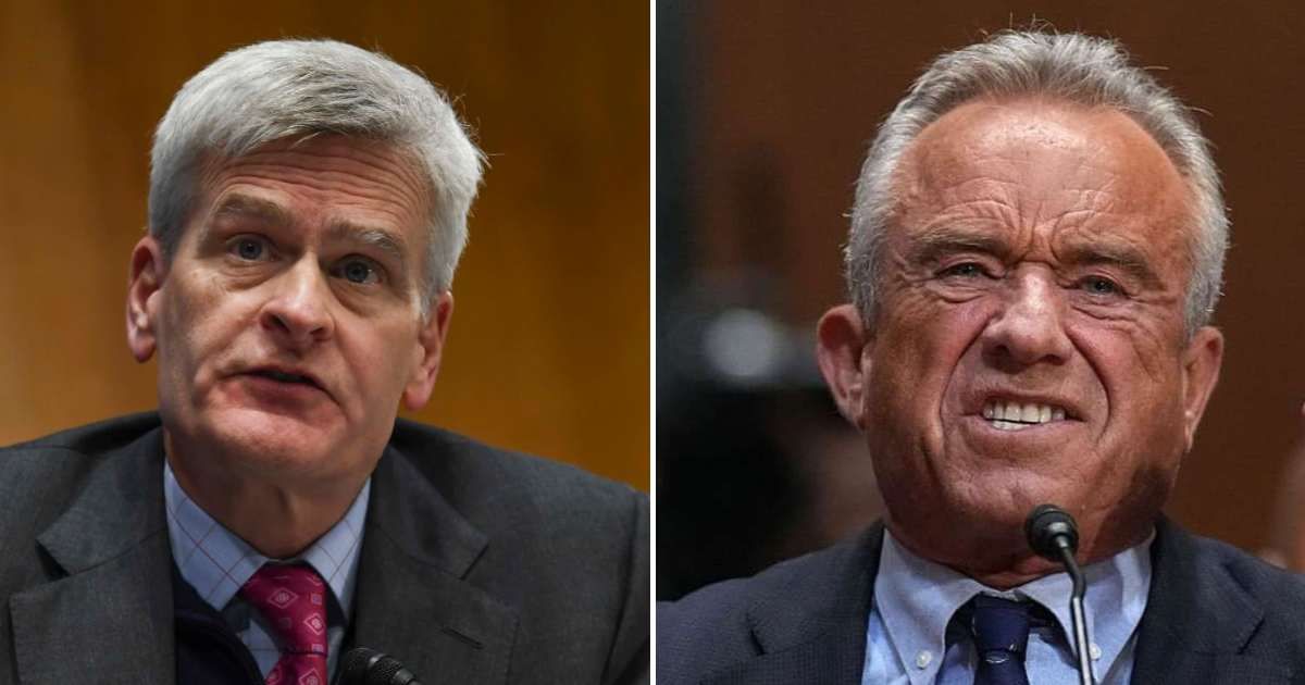 Sen Bill Cassidy said Health and Human Services Secretary Robert F Kennedy Jr's future remained in President Donald Trump's hands and he did not expect the administration to remove the HHS (Getty Images)