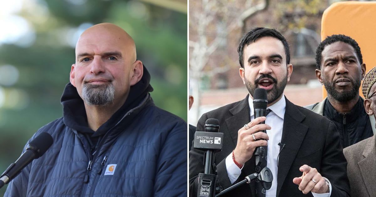Pennsylvania Senator John Fetterman warned fellow Democrats who ignored Zohran Mamdani's vow to defy a Supreme Court ruling (Getty Images)