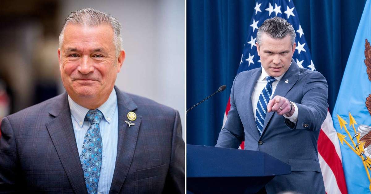 Republican rep Don Bacon said the Pentagon has been harmed by senior officer firings and an increasingly politicized promotions process (Getty Images)