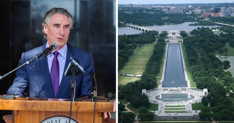 Doug Burgum vows 'full' prosecution as 7 arrested in connection with Reflecting Pool vandalism