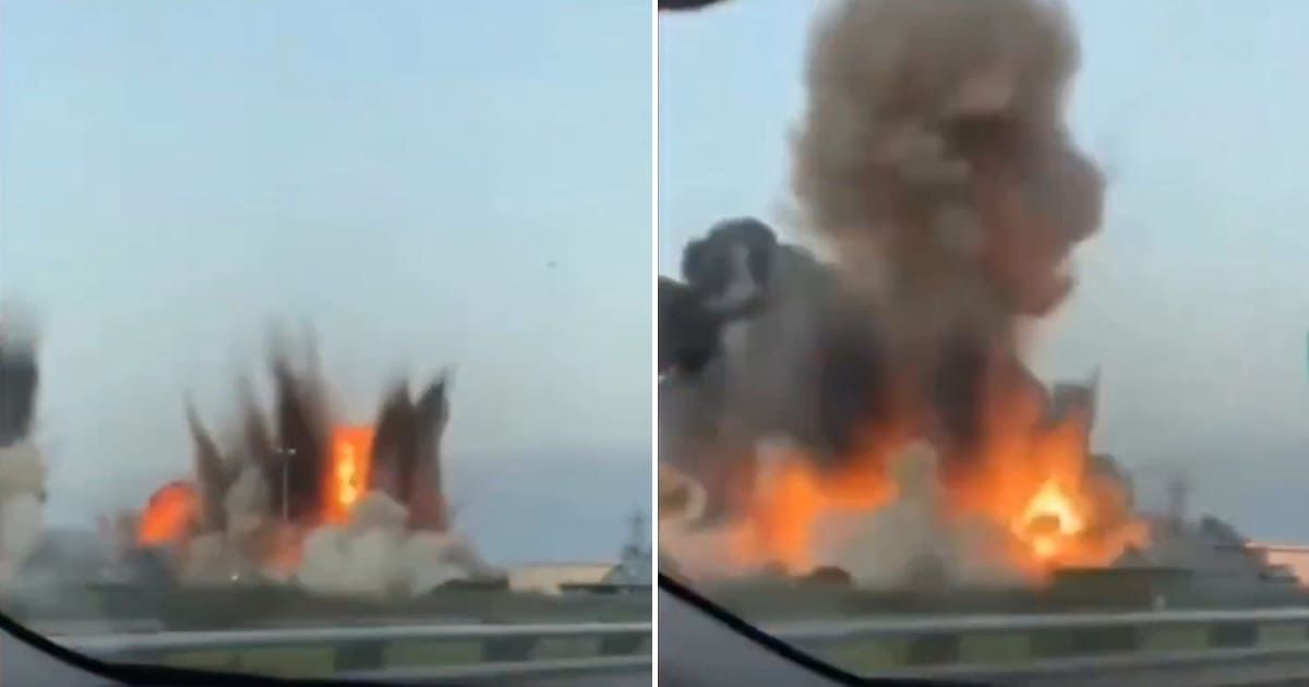 The viral video, which has been viewed by more than two million users, has sparked concerns about the US-Iran conflict escalating (@masuzafi/X)