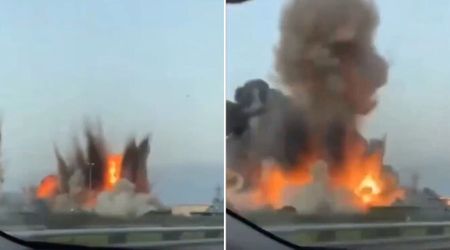 Fact Check: Does the viral video show Iran destroying the US Fifth Fleet in Bahrain?