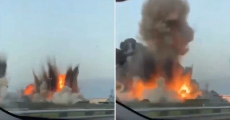 Fact Check: Does the viral video show Iran destroying the US Fifth Fleet in Bahrain?